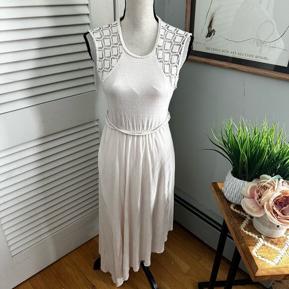 FREE PEOPLE Womens Dress Small Afternoon Delight Crochet Boho Chic Summer - Picture 1 of 10